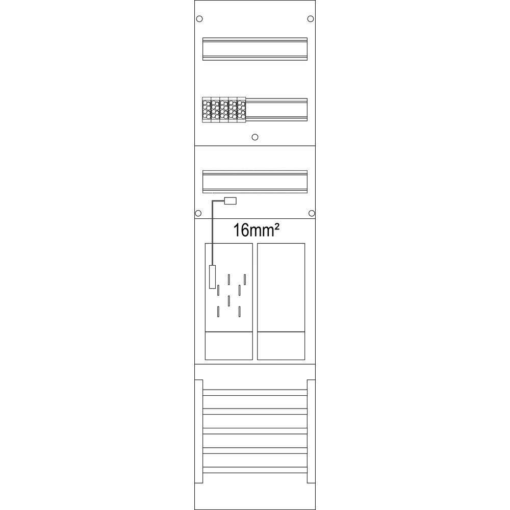 f-tronic Zählerfeld 7120150 Typ ER6DS-16 