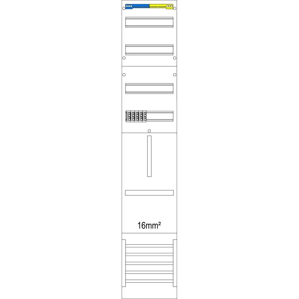 f-tronic Zählerfeld 7120327 Typ VZ6-16 