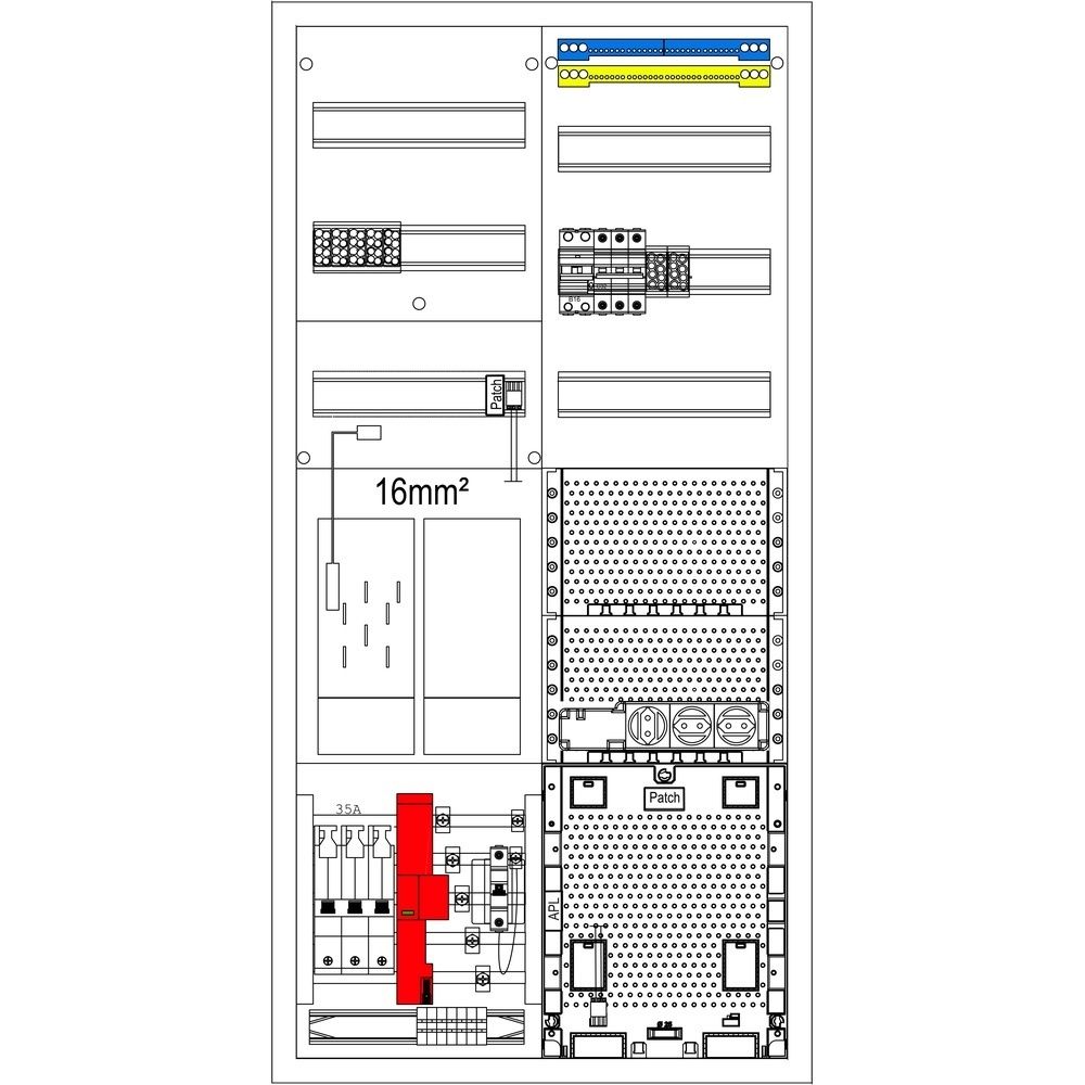 f-tronic Komplettschrank 7121838 Typ EHZ54APZM-EMOB11 