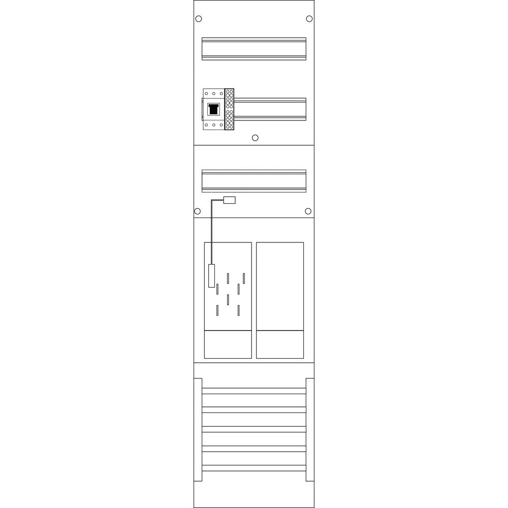 f-tronic Zählerfeld 7120157 Typ ER6DS-HSP 