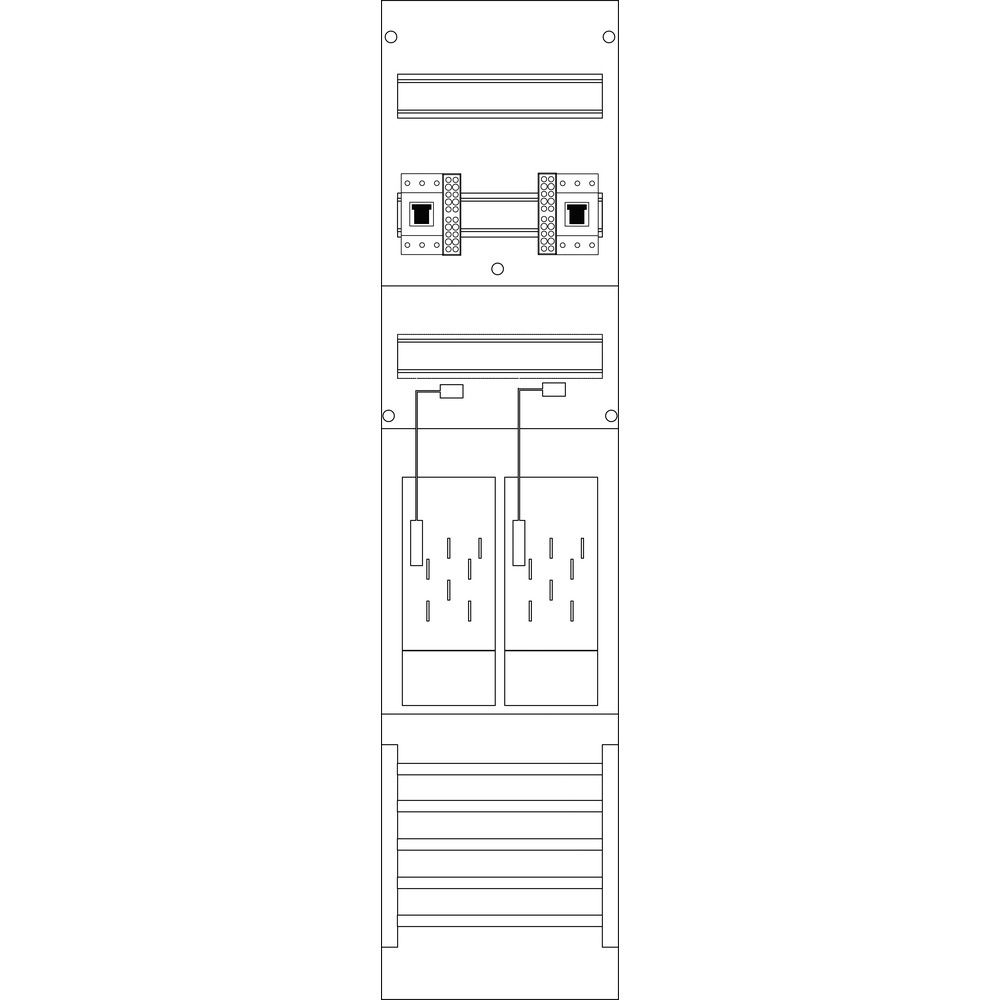 f-tronic Zählerfeld 7120158 Typ E16DS-HSP 