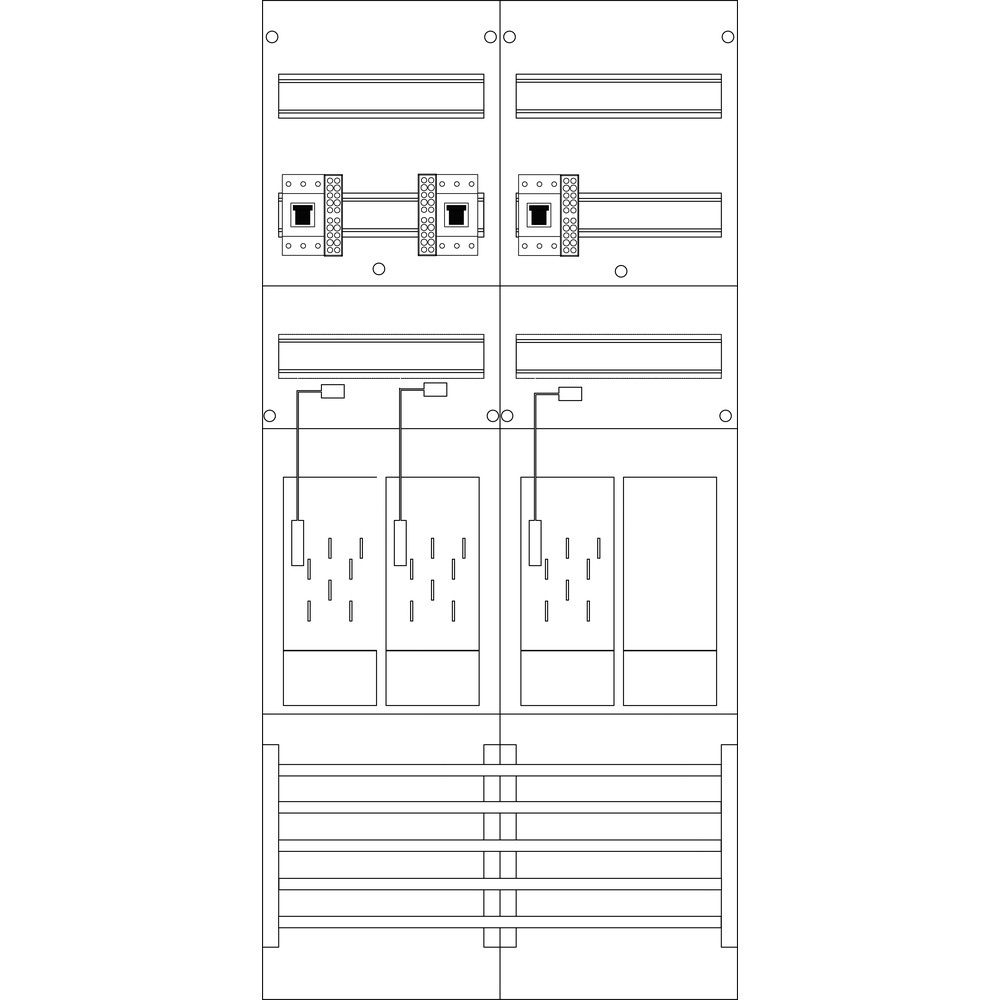 f-tronic Zählerfeld 7120159 Typ E16ER6DS-HSP 