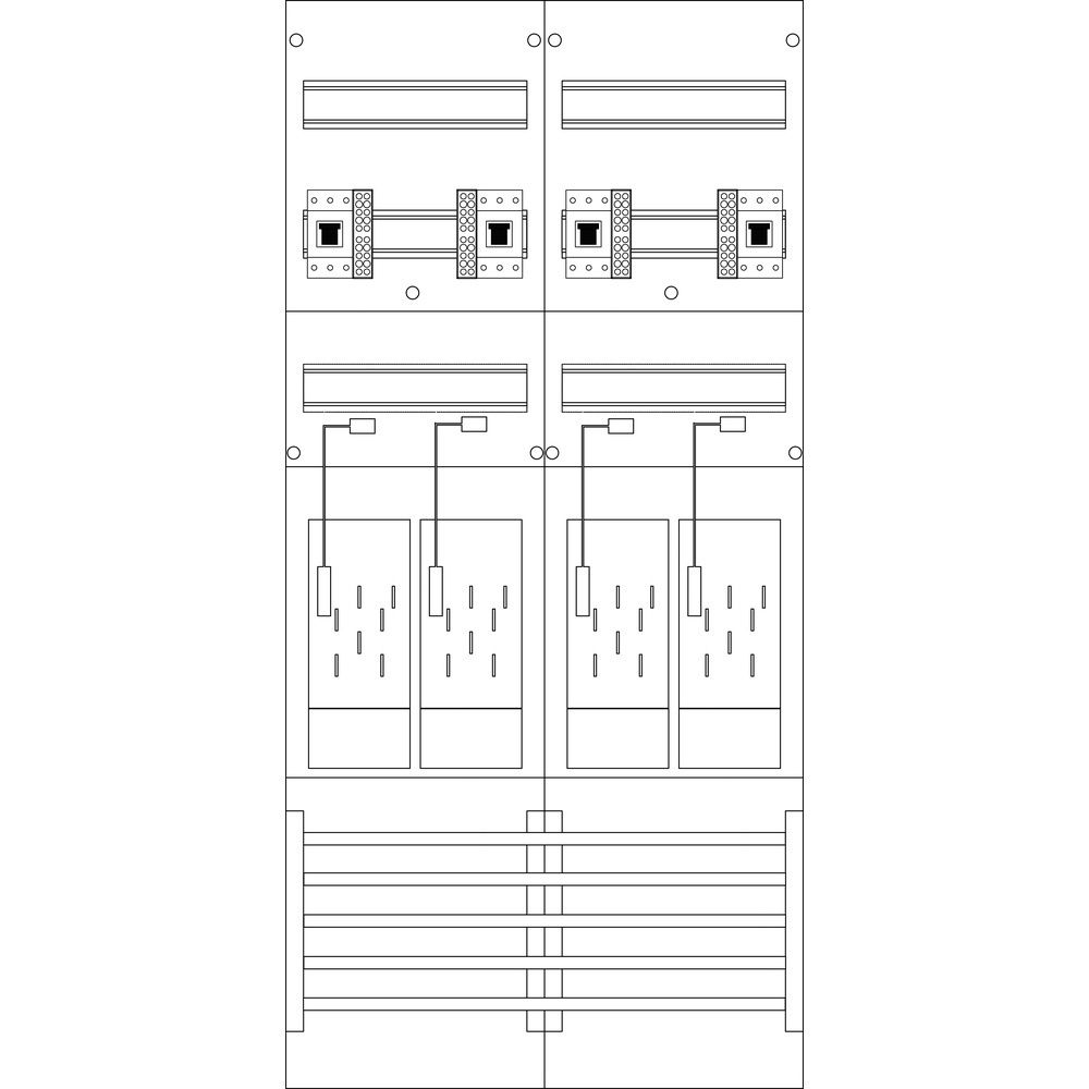 f-tronic Zählerfeld 7120160 Typ E216DS-HSP 