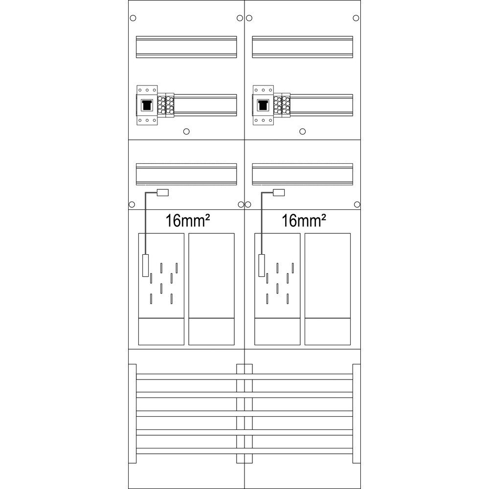 f-tronic Zählerfeld 7120164 Typ ER26DS-16-HSP 