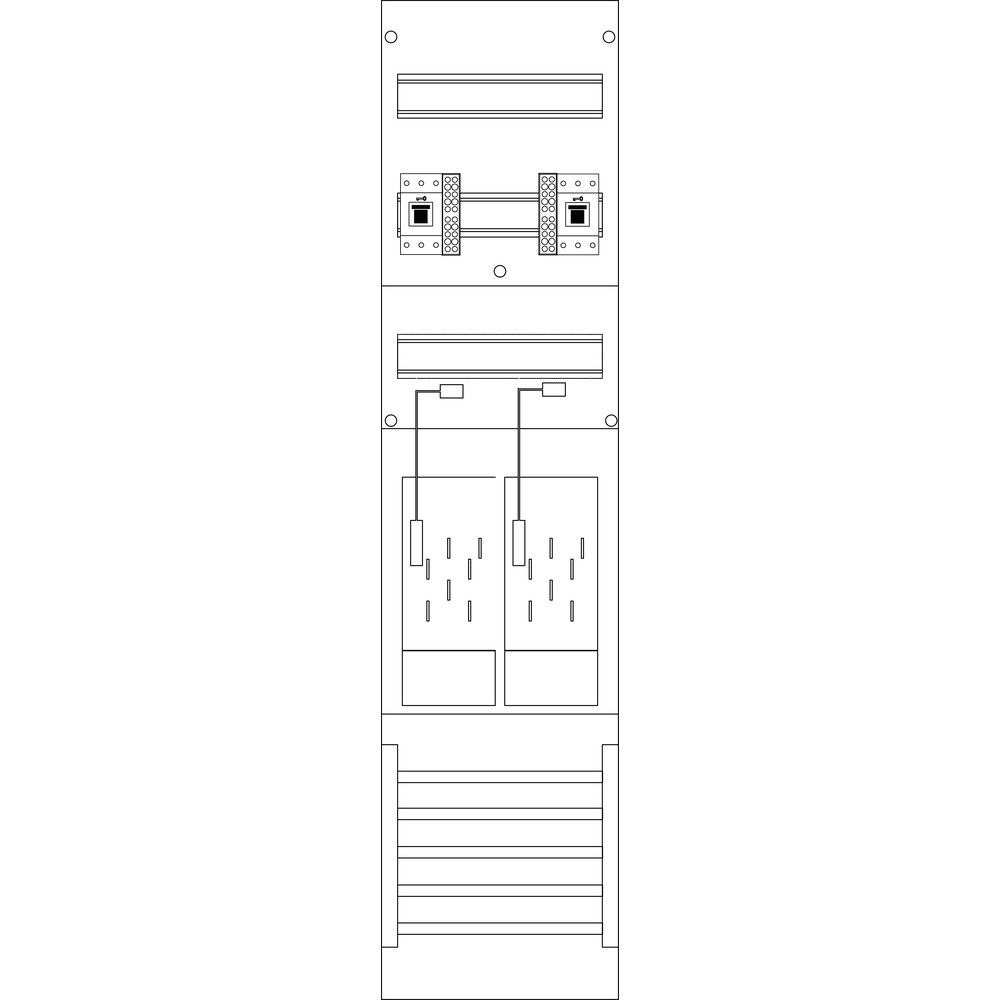 f-tronic Zählerfeld 7120168 Typ E16DS-HSS 