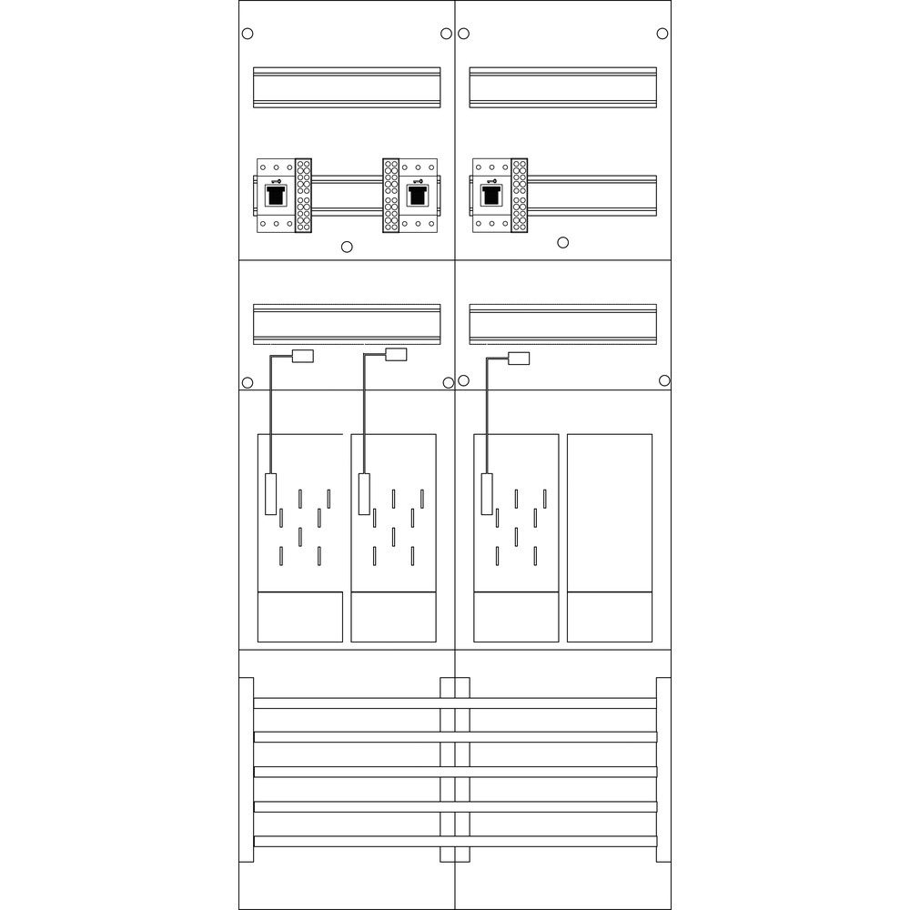 f-tronic Zählerfeld 7120169 Typ E16ER6DS-HSS 