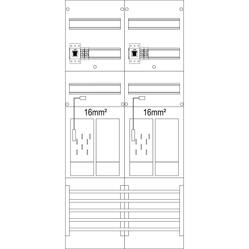 f-tronic Zählerfeld 7120174 Typ ER26DS-16-HSS 