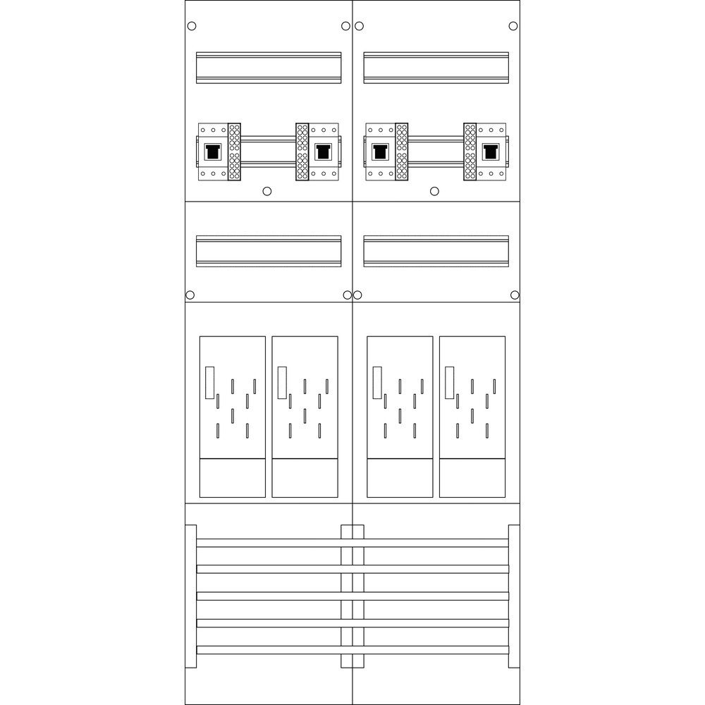 f-tronic Zählerfeld 7120180 Typ E216-HSP 