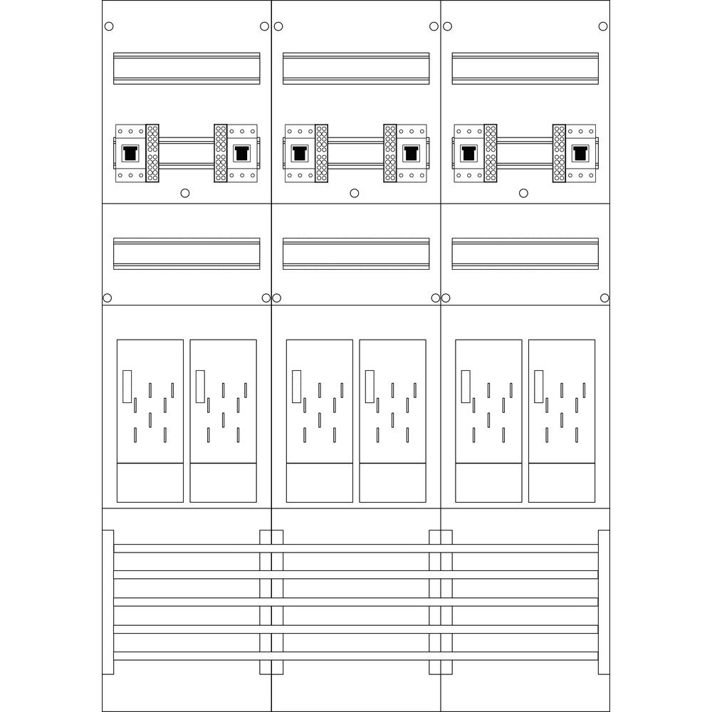 f-tronic Zählerfeld 7120182 Typ E316-HSP 