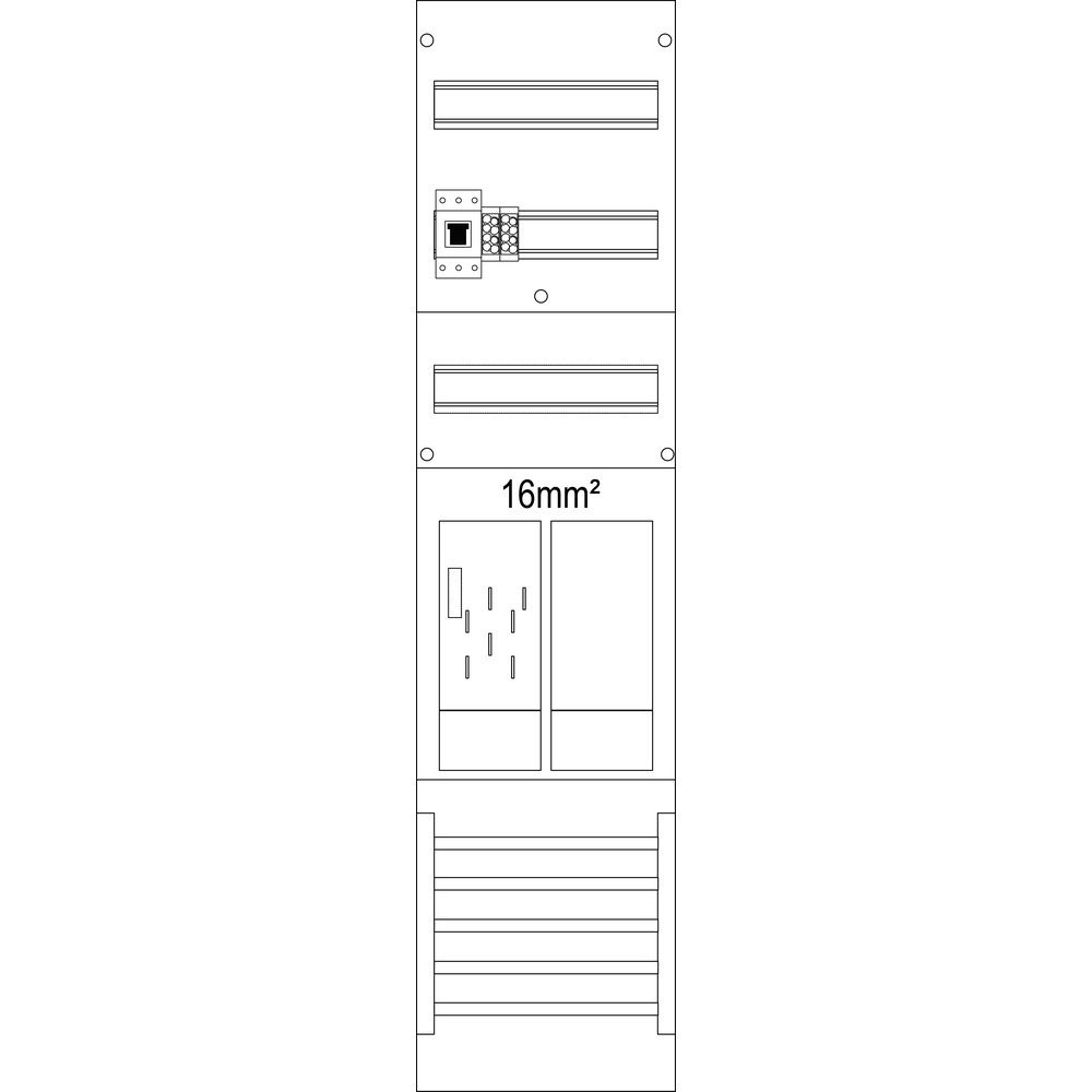 f-tronic Zählerfeld 7120183 Typ ER6-16-HSP 