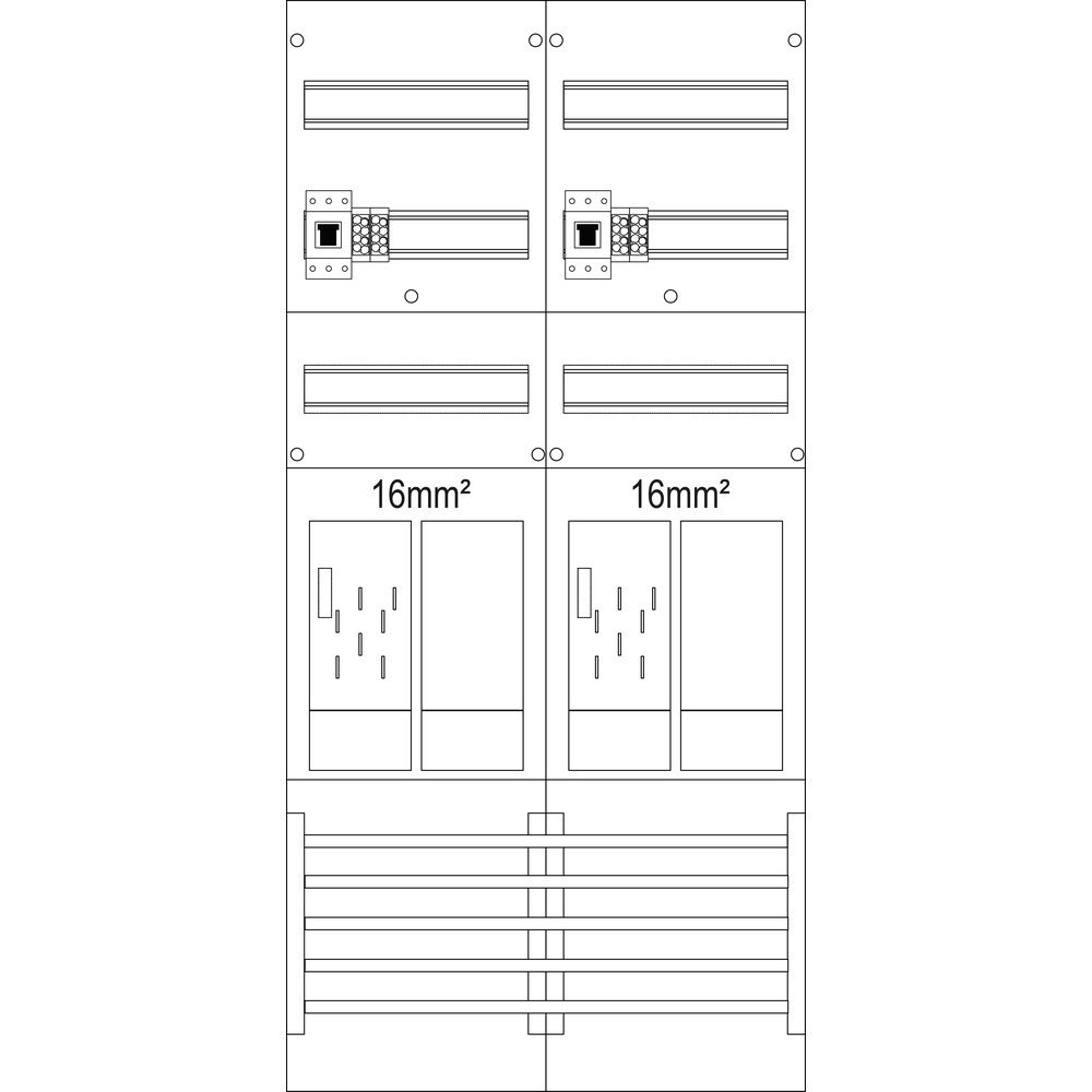 f-tronic Zählerfeld 7120184 Typ ER26-16-HSP 