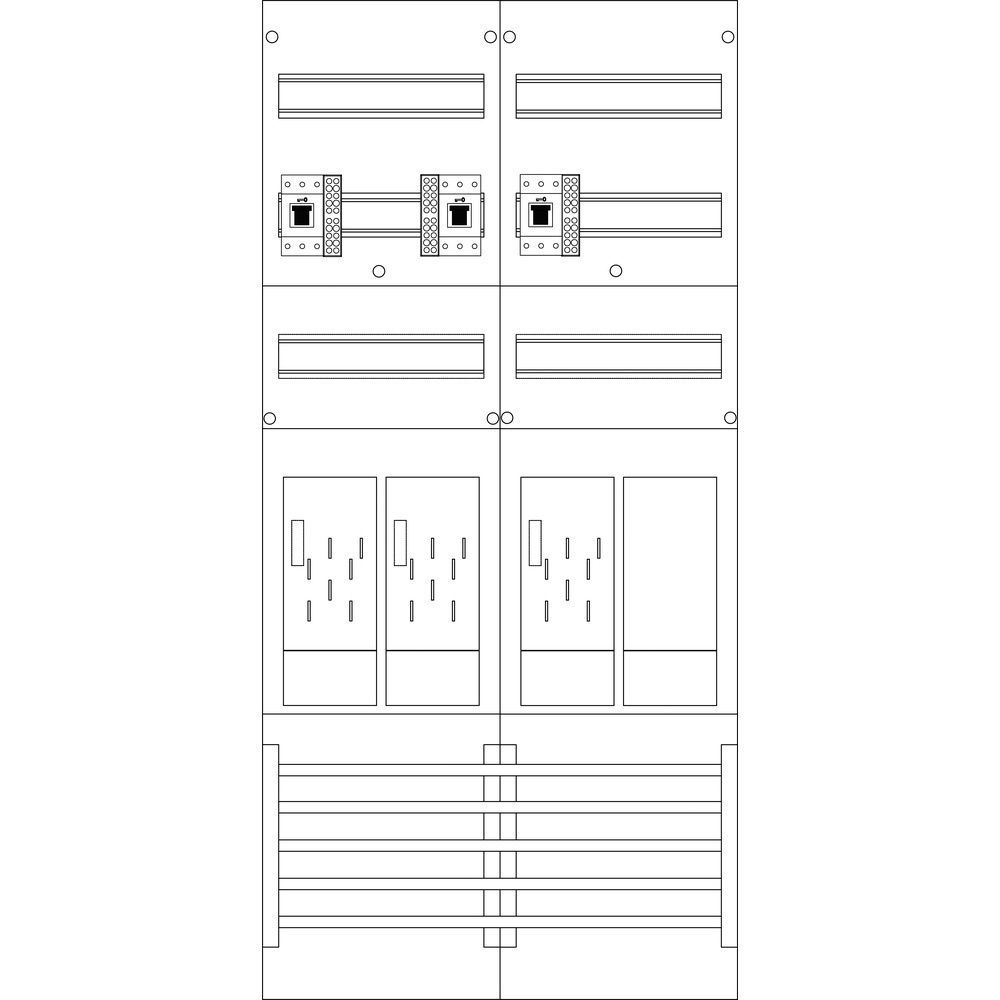 f-tronic Zählerfeld 7120190 Typ E16ER6-HSS 