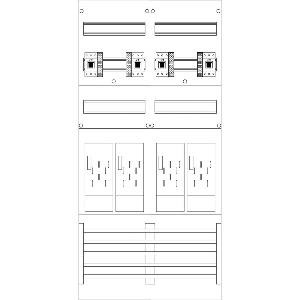 f-tronic Zählerfeld 7120191 Typ E216-HSS 