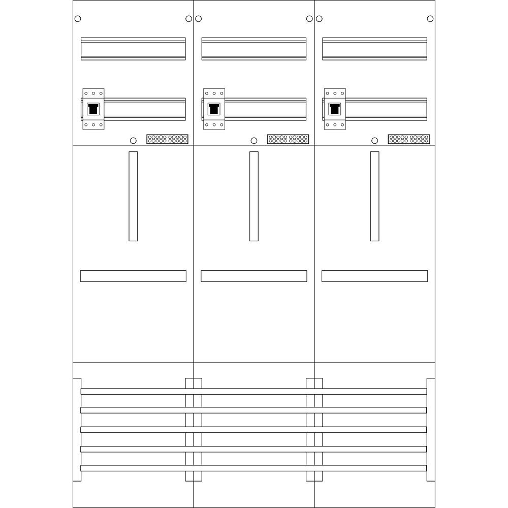 f-tronic Zählerfeld 7121000 Typ Z31B-HSP 