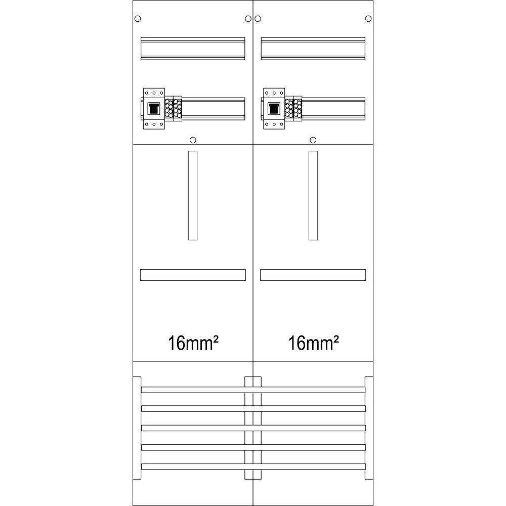 f-tronic Zählerfeld 7121003 Typ Z21B-16-HSP 