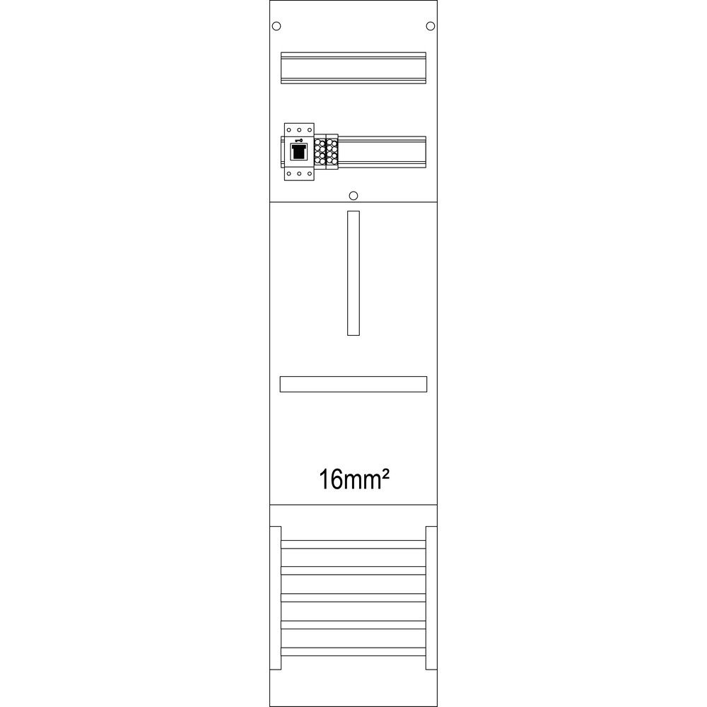 f-tronic Zählerfeld 7121009 Typ Z1B-16-HSS 