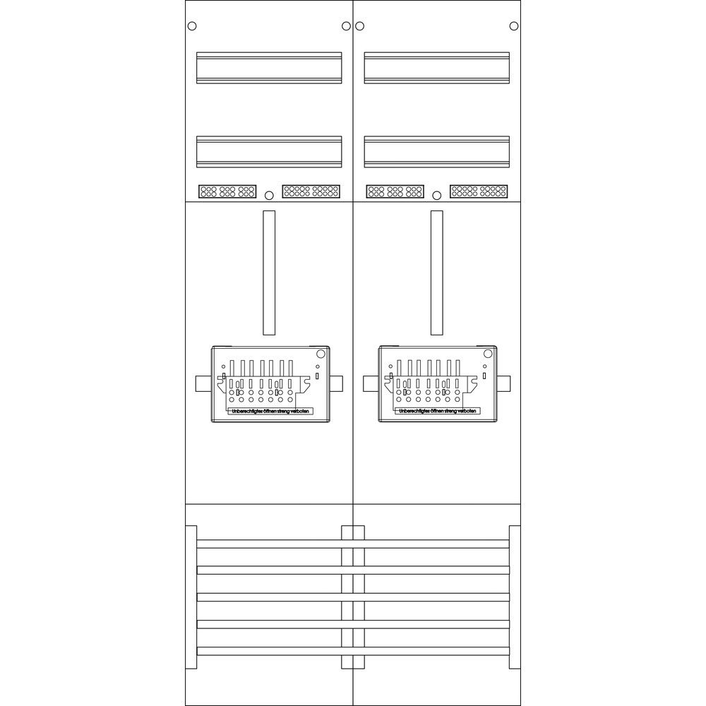 f-tronic Zählerfeld 7121013 Typ Z21B-ZSK 