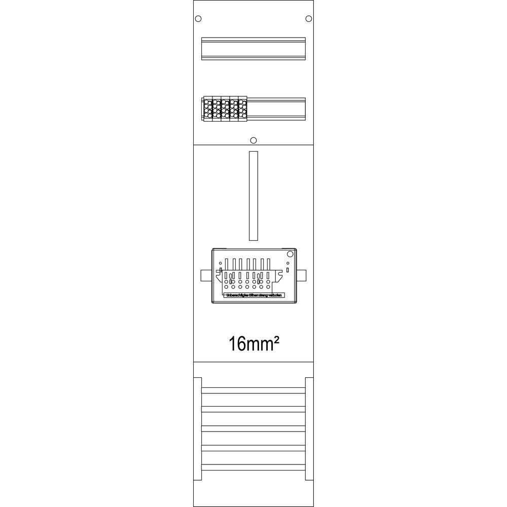 f-tronic Zählerfeld 7121016 Typ Z1B-16-ZSK 