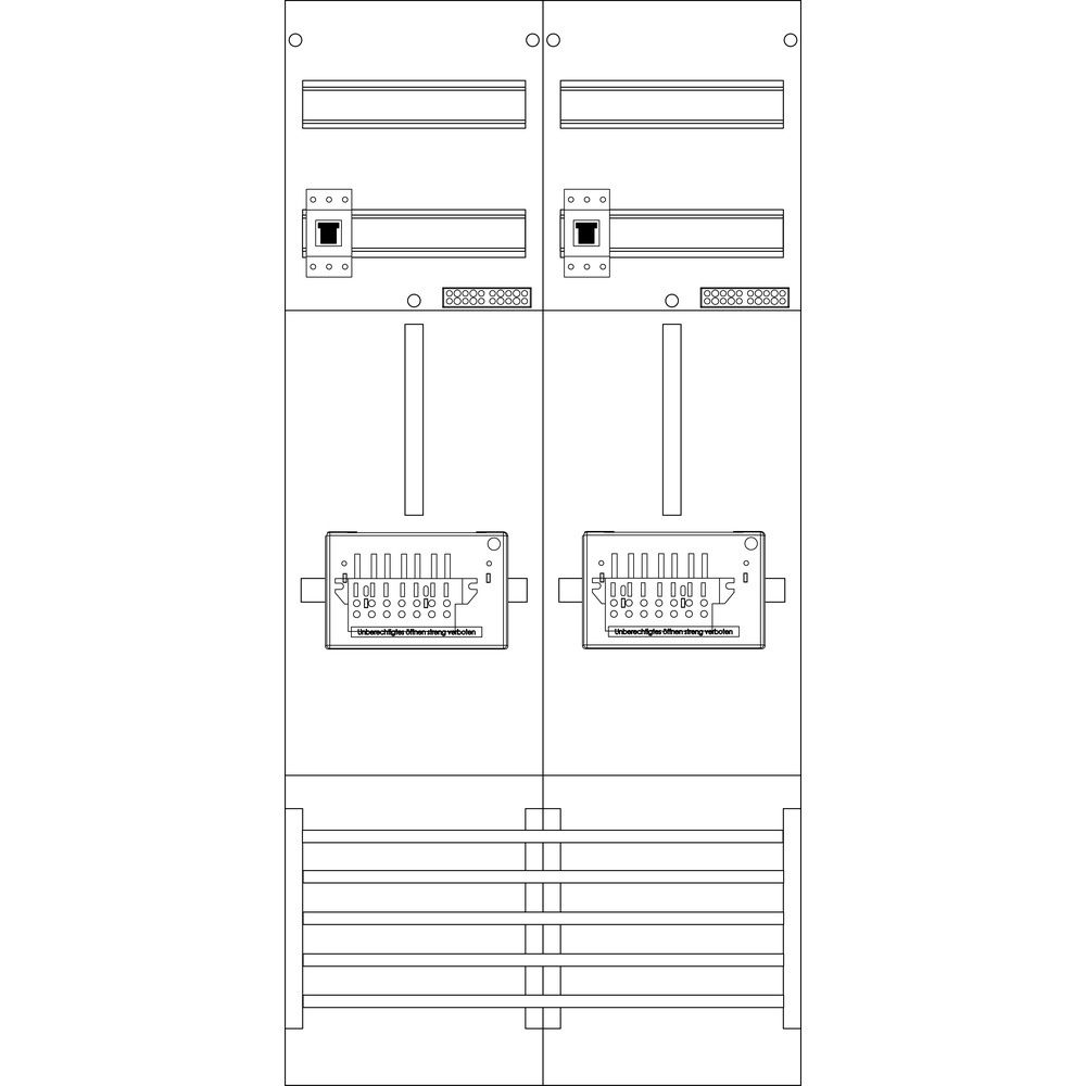 f-tronic Zählerfeld 7121020 Typ Z21B-ZSK-HSP 