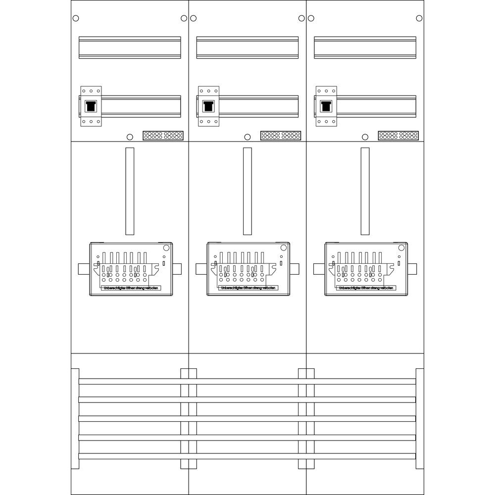 f-tronic Zählerfeld 7121021 Typ Z31B-ZSK-HSP 