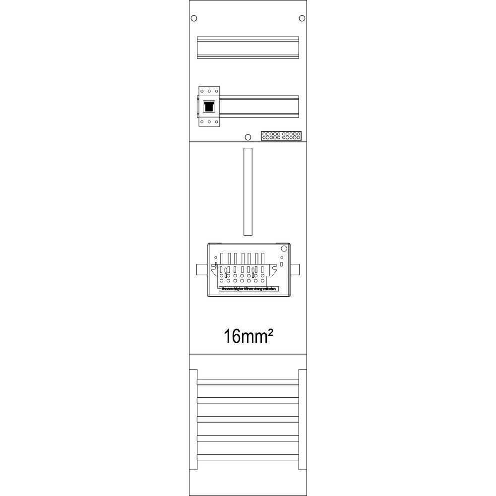 f-tronic Zählerfeld 7121023 Typ Z1B-16-ZSK-HSP 