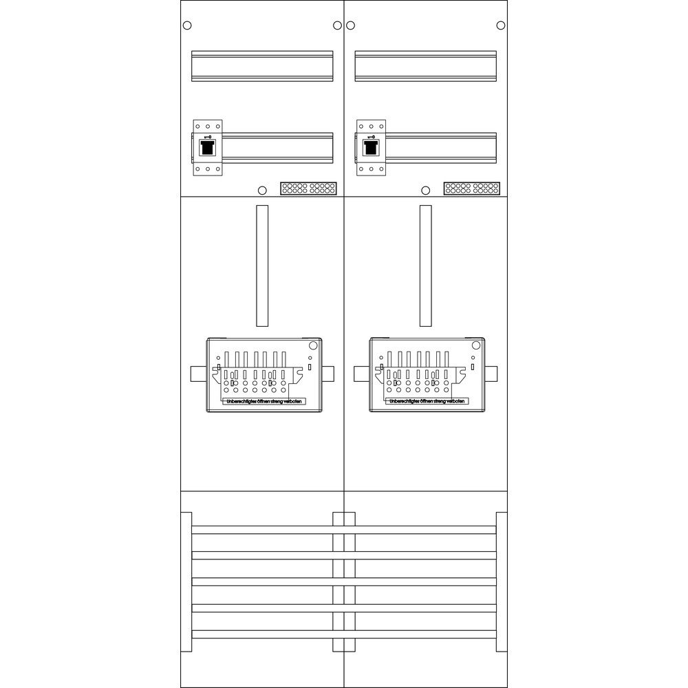 f-tronic Zählerfeld 7121027 Typ Z21B-ZSK-HSS 