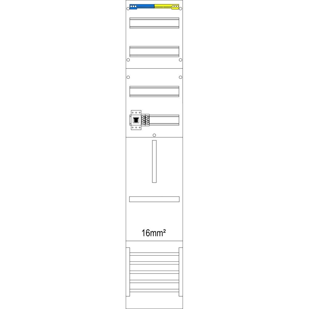 f-tronic Zählerfeld 7120335 Typ VZ6-16-HSP 