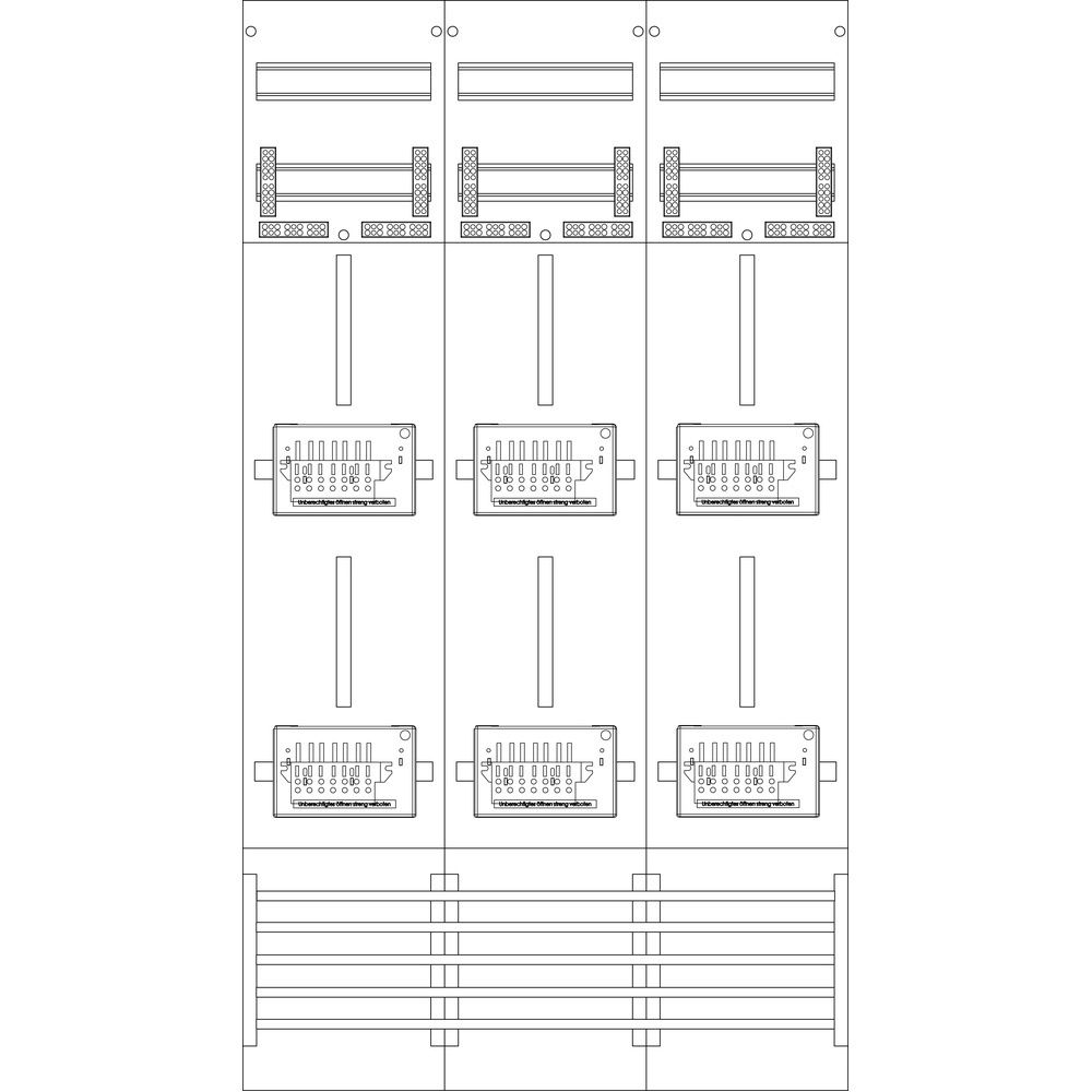 f-tronic Zählerfeld 7120350 Typ Z316-ZSK 