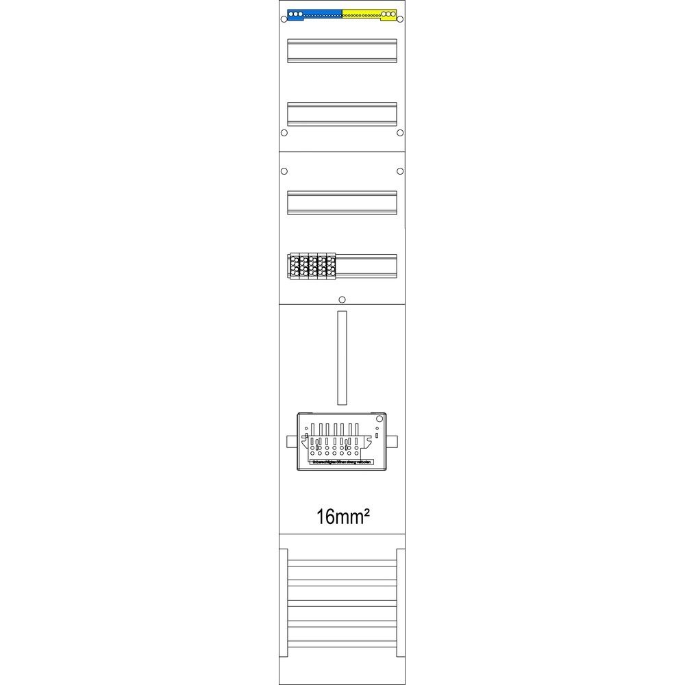 f-tronic Zählerfeld 7120351 Typ VZ6-16-ZSK 