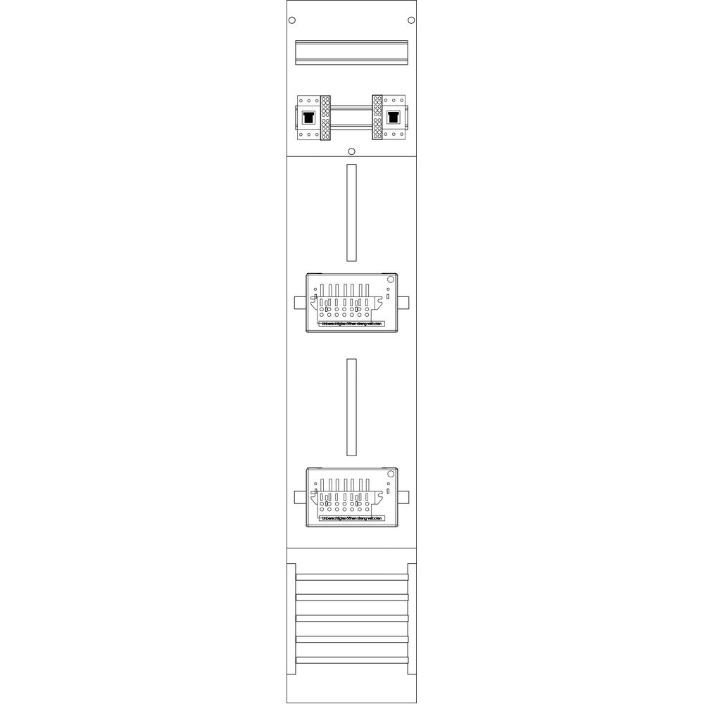 f-tronic Zählerfeld 7120355 Typ Z16-ZSK-HSP 