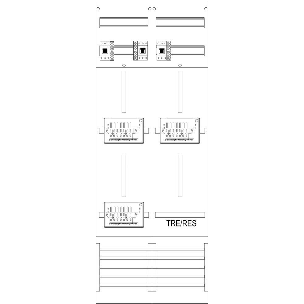 f-tronic Zählerfeld 7120356 Typ Z16ZR6-ZSK-HSP 