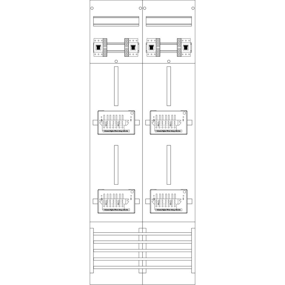 f-tronic Zählerfeld 7120357 Typ Z216-ZSK-HSP 