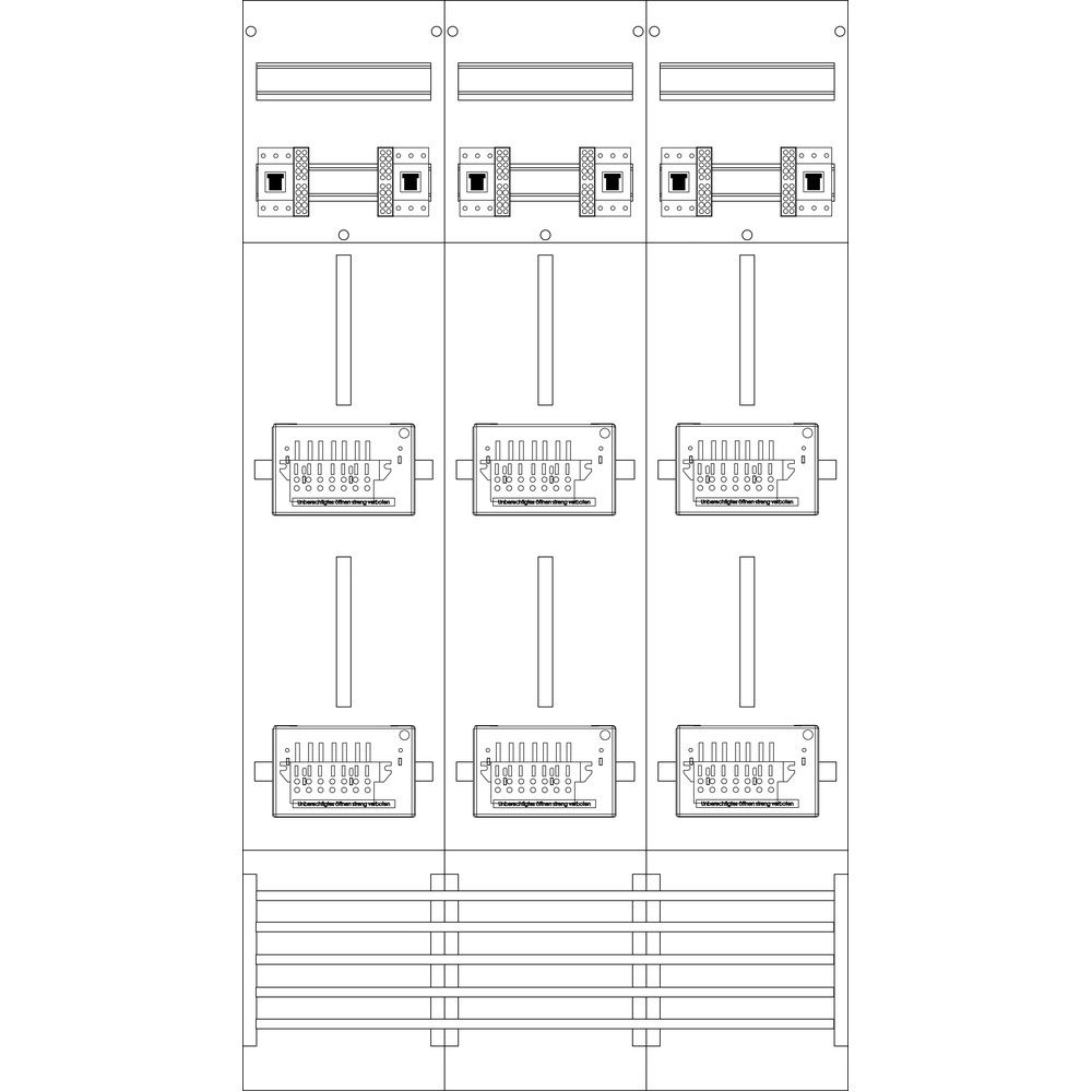 f-tronic Zählerfeld 7120358 Typ Z316-ZSK-HSP 