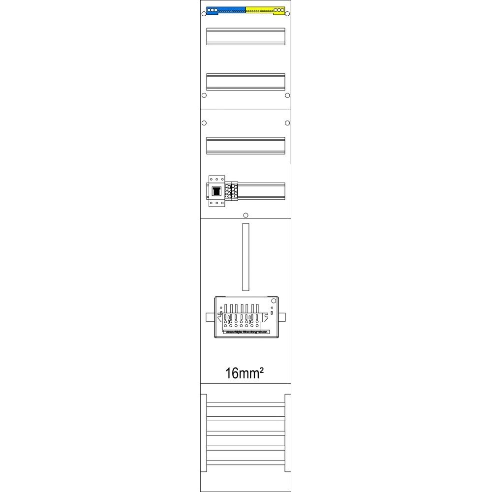 f-tronic Zählerfeld 7120359 Typ VZ6-16-ZSK-HSP 