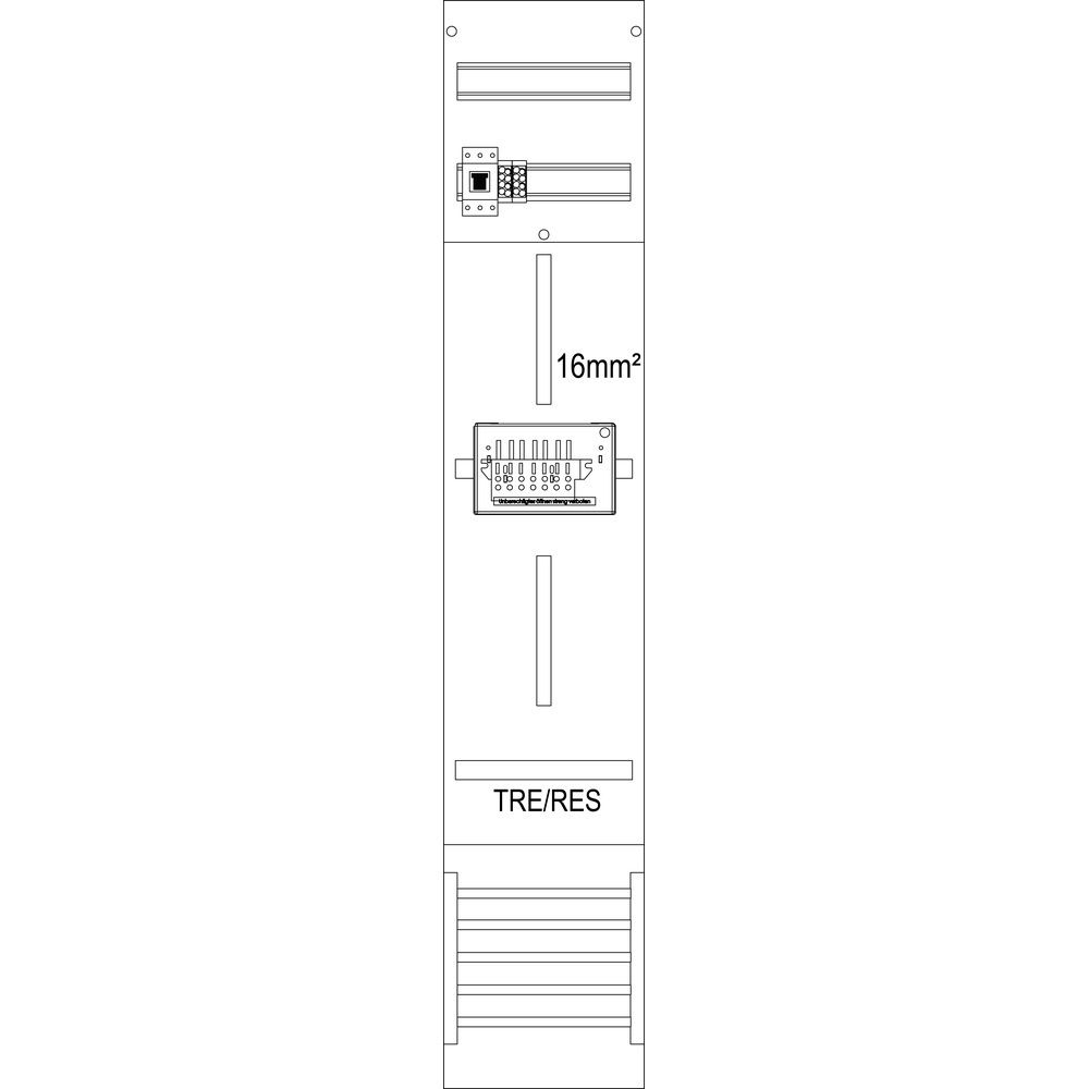 f-tronic Zählerfeld 7120360 Typ ZR6-16-ZSK-HSP 