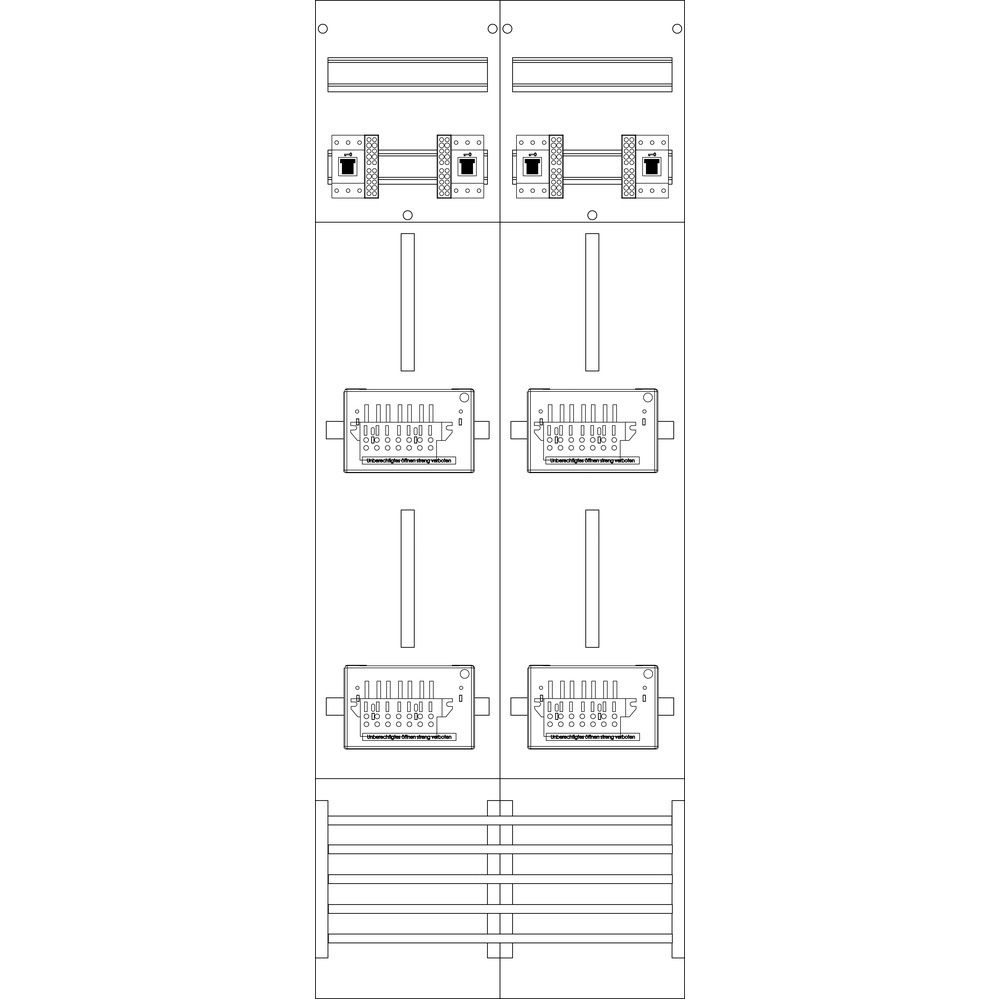 f-tronic Zählerfeld 7120365 Typ Z216-ZSK-HSS 