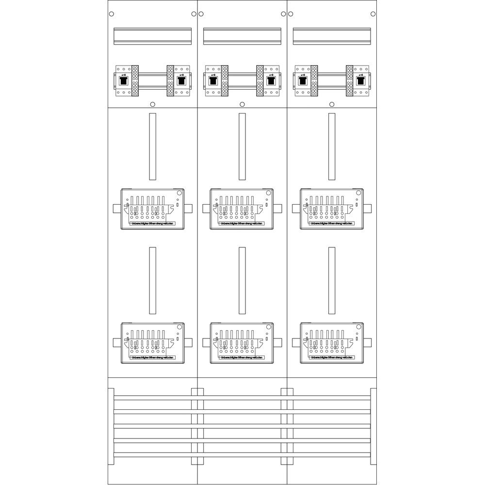 f-tronic Zählerfeld 7120366 Typ Z316-ZSK-HSS 