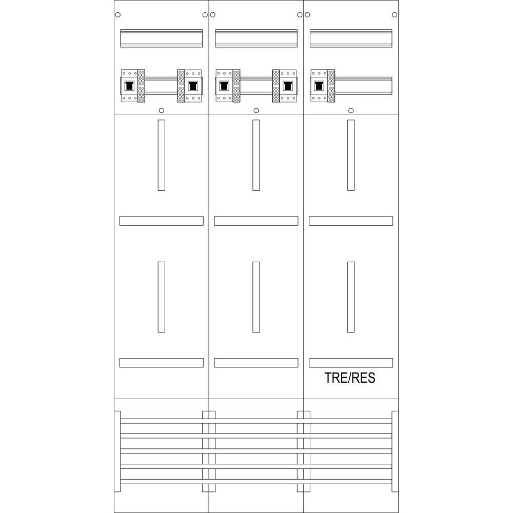 f-tronic Zählerfeld 7120369 Typ Z216ZR6-HSP 