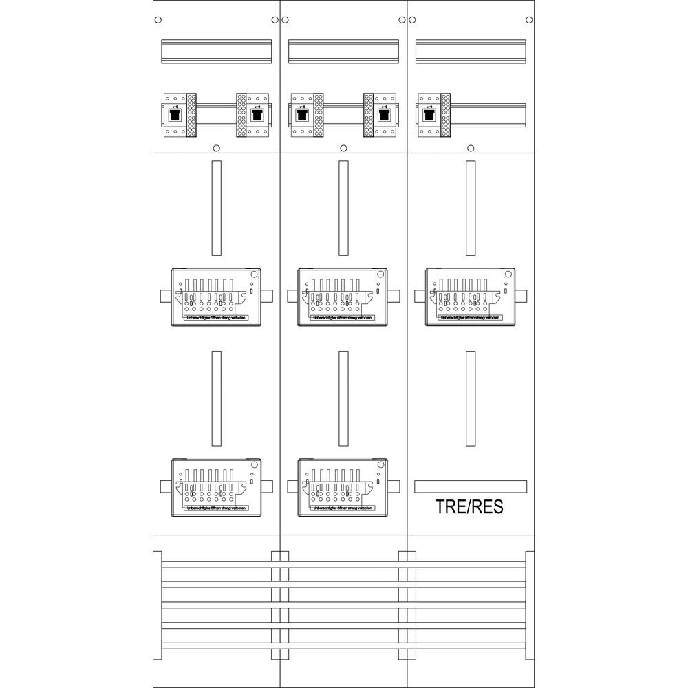 f-tronic Zählerfeld 7120373 Typ Z216ZR6-ZSK-HSS 