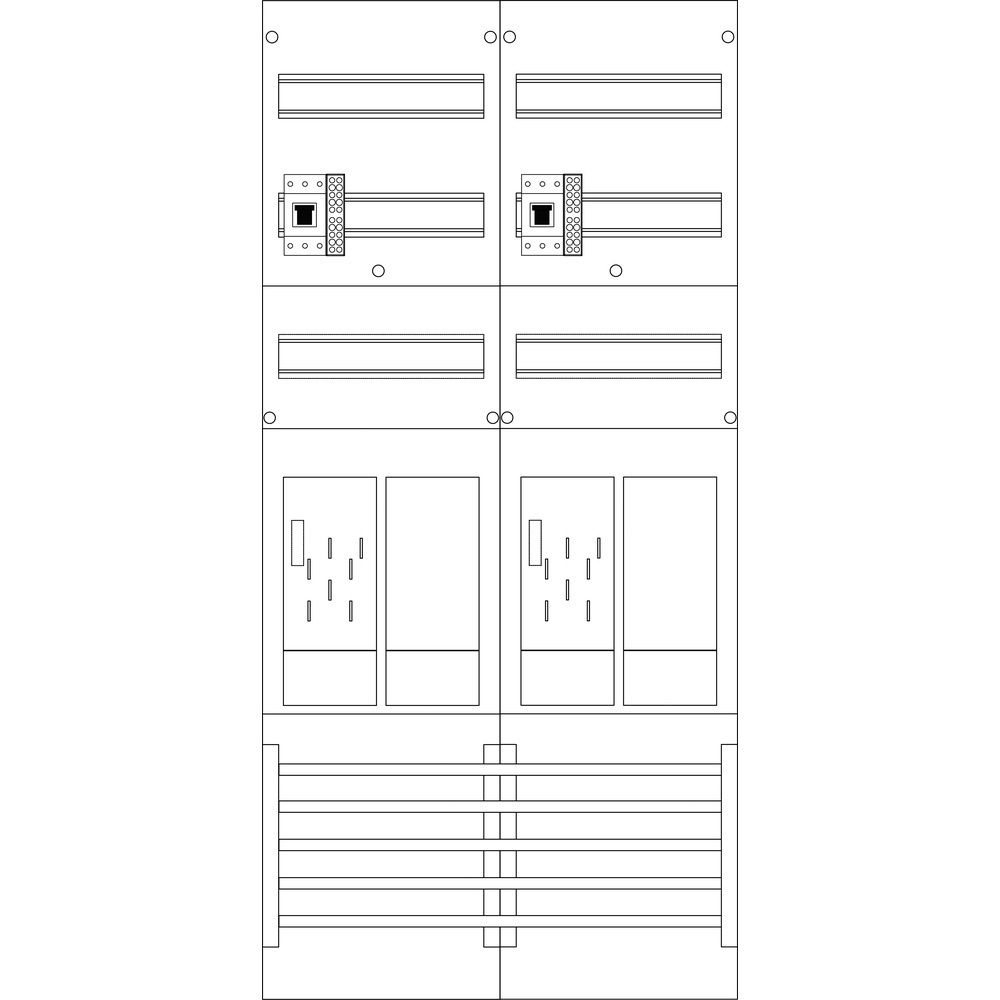 f-tronic Zählerfeld 7121033 Typ ER26-HSP 