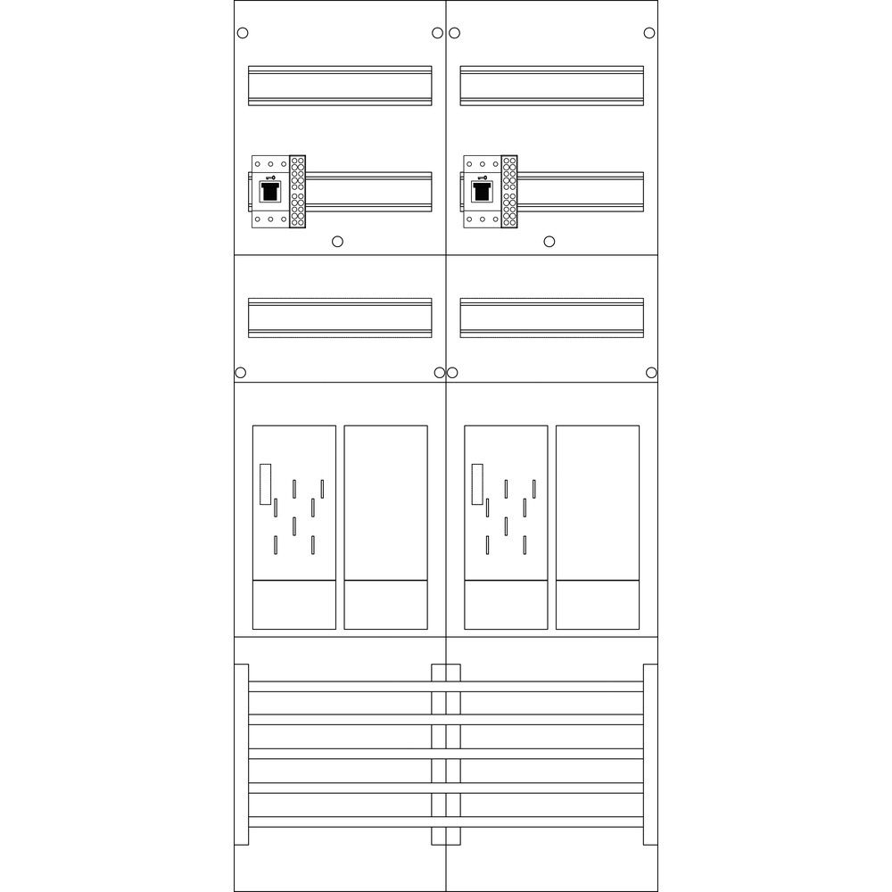 f-tronic Zählerfeld 7121034 Typ ER26-HSS 