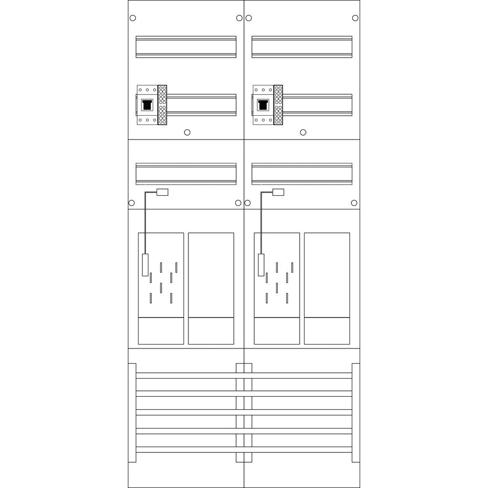 f-tronic Zählerfeld 7121035 Typ ER26DS-HSP 