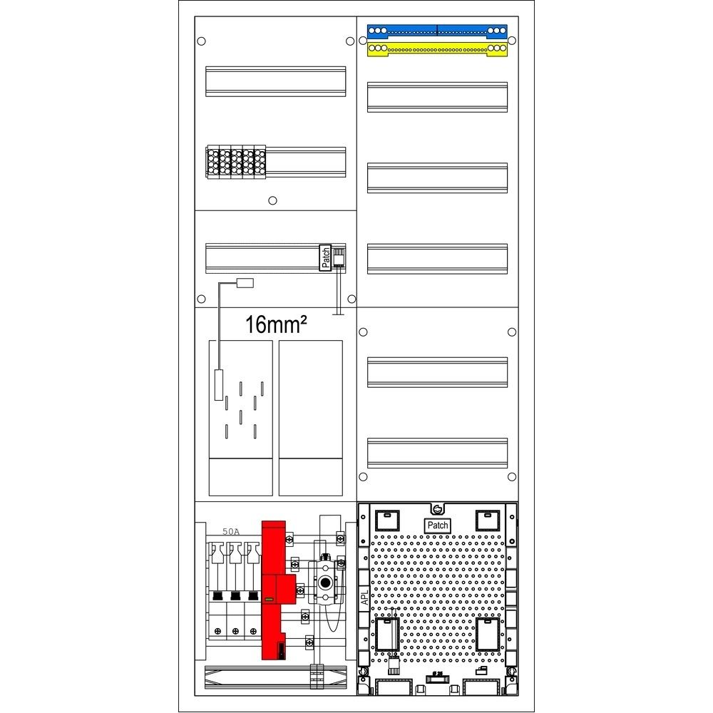 f-tronic Komplettschrank 7121865 Typ EHZ54APZ16-50TCEHZÜS 