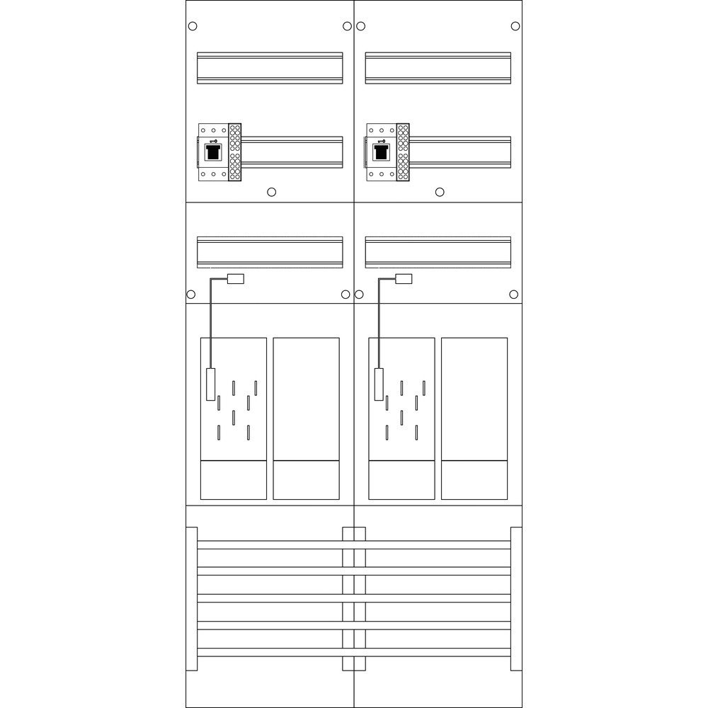 f-tronic Zählerfeld 7121036 Typ ER26DS-HSS 