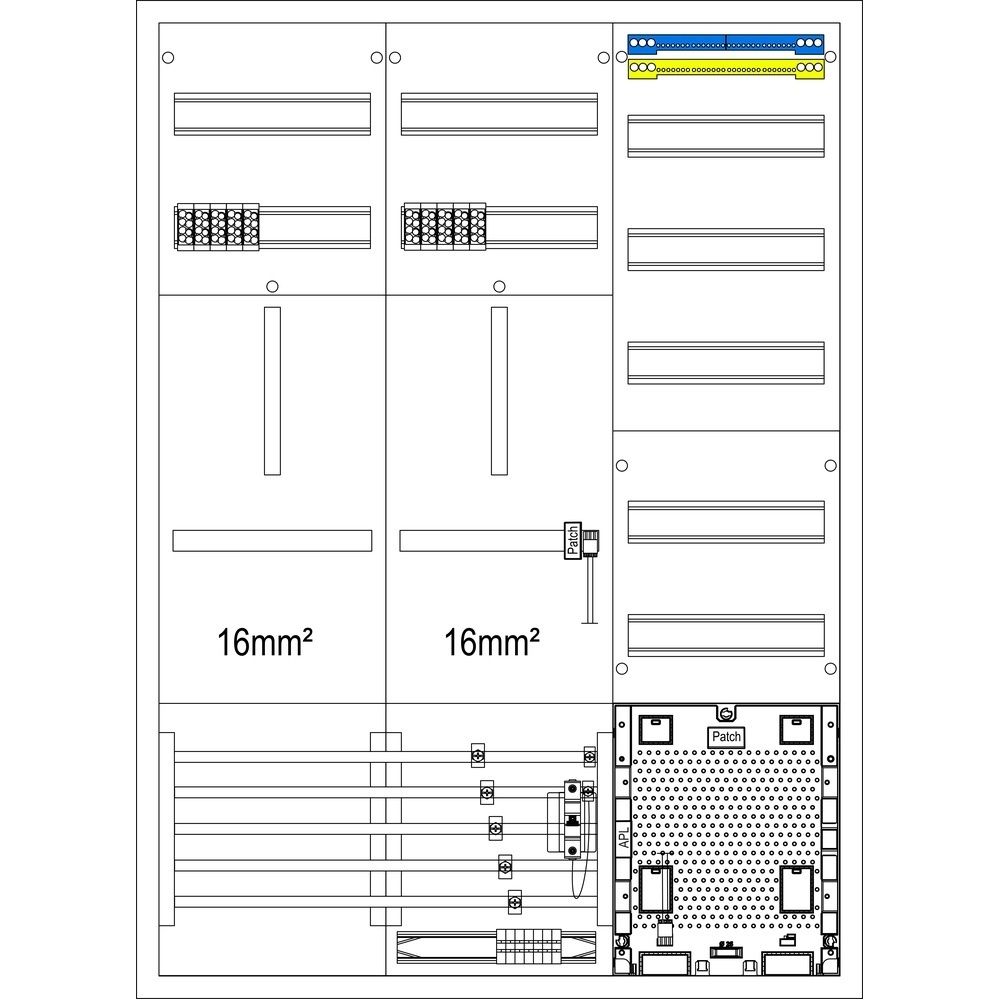 f-tronic Komplettschrank 7121753 Typ ZE116APZ-16-TIEHZ 