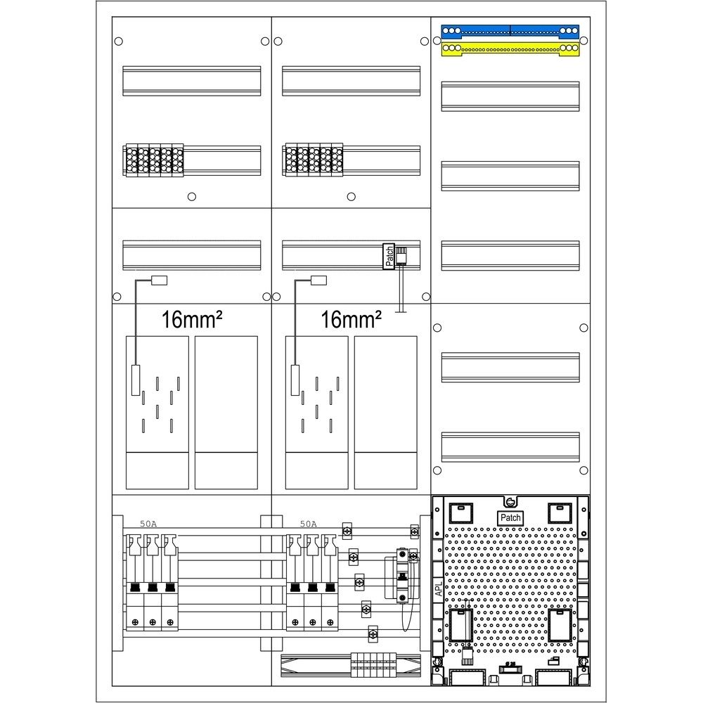 f-tronic Komplettschrank 7121872 Typ EHZ61APZ-16-50-TIEHZ 