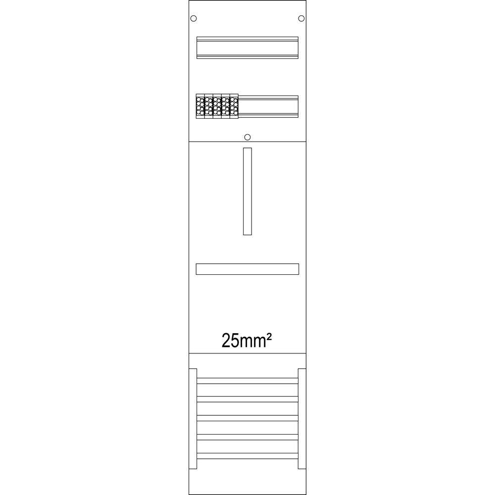 f-tronic Zählerfeld 7121039 Typ Z1B-25 