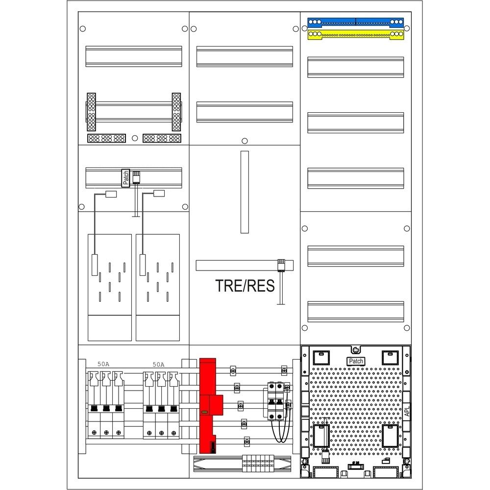 f-tronic Komplettschrank 7121875 Typ EHZ67APZ3550TIIEHZÜS 