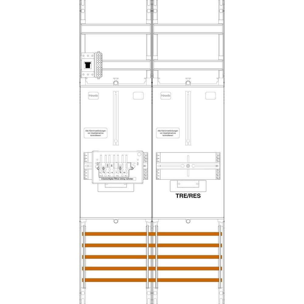 f-tronic Zählerfeld 7141502 Typ Z1BR1B-ZSK-HSP 