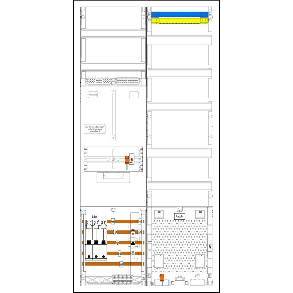 f-tronic Komplettschrank 7190107 Typ 3HZ721APZ35B10 